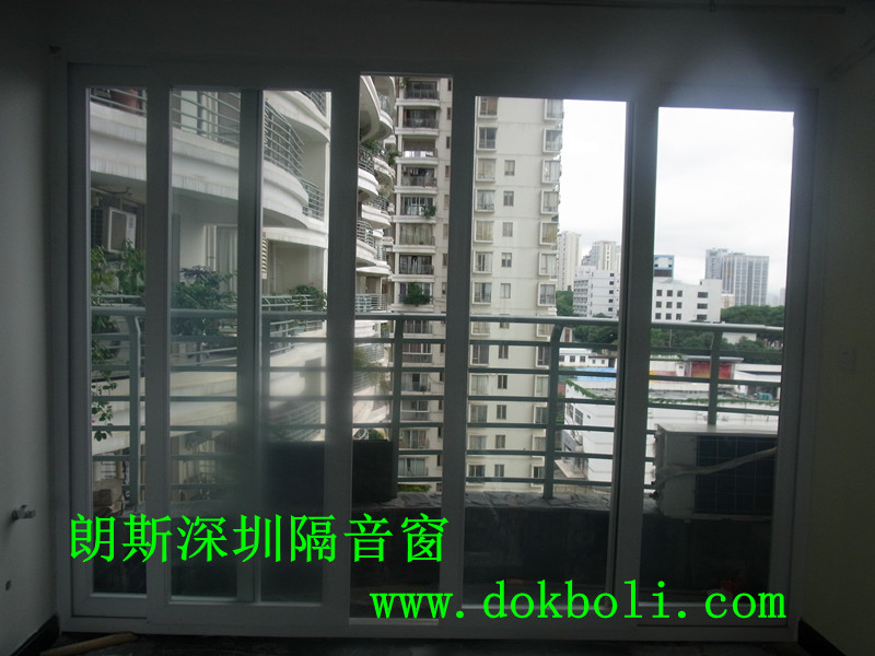 隔音玻璃價格--深圳陽臺隔音窗DOK隔音窗 深圳創意僑園（隔音窗型號HG010）